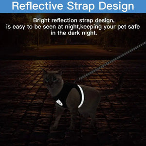 ™Purfectly Pawesome Pets CozyCat Pet Harness And Leash - Purfectly Pawesome Pets