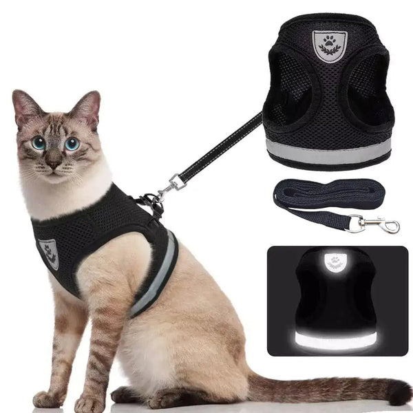 ™Purfectly Pawesome Pets CozyCat Pet Harness And Leash - Purfectly Pawesome Pets