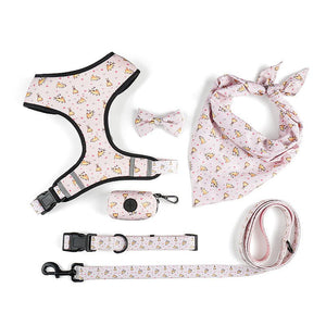 ™Purfectly Pawesome Pets Dog Leash Harness With Bow - Purfectly Pawesome Pets