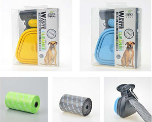 ™Purfectly Pawesome Pets Dog Pet Travel Foldable Pooper Scooper + Roll Decomposable bags - Purfectly Pawesome Pets
