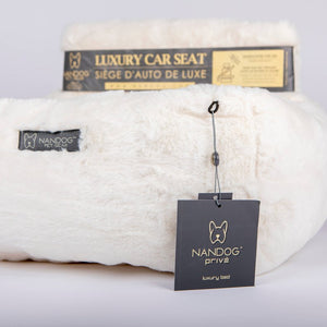 ™Purfectly Pawesome Pets NANDOG Car Seat Cloud (Ivory) - Purfectly Pawesome Pets
