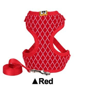 ™Purfectly Pawesome Pets Rhinestone Cat Harness And Leash Set Breathable Mesh Small Pet Vest Harnesses Outdoor Walking Leads For Cats Puppy Dogs - Purfectly Pawesome Pets